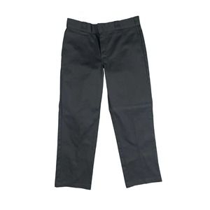 Dickies Pants Mens Original‎ Fit 34X30 Stiff Material Black
